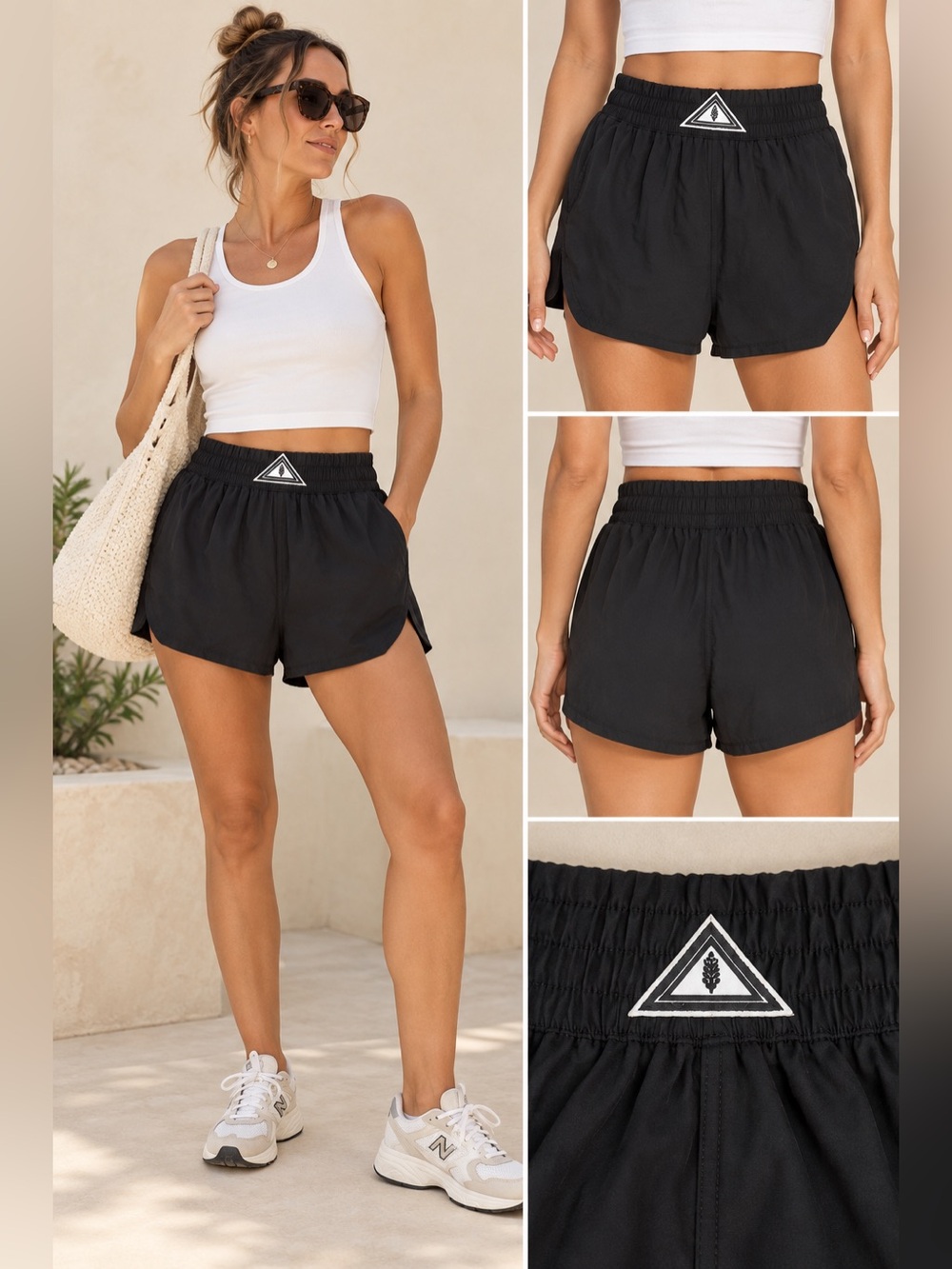 FP Movement by Free | People Next Round Shorts Black - Size Small